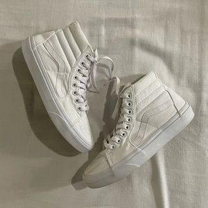 White high top vans